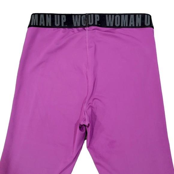 Lucy Woman Up Bright Purple Athletic Capri Leggings Size Medium - Picture 10 of 15